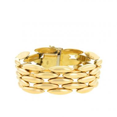 Bracelet époque années 80 Cartier Gentiane en or jaune