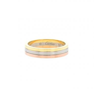 Anello Cartier Trois ors modello medio in 3 ori