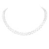 Chanel Matelassé linked necklace in white gold - 00pp thumbnail