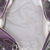 Gucci handbag in purple grained leather - Detail D3 thumbnail