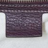 Gucci handbag in purple grained leather - Detail D4 thumbnail