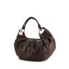 Miu Miu shopping bag in brown leather - 00pp thumbnail