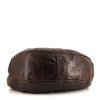 Miu Miu shopping bag in brown leather - Detail D4 thumbnail