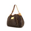 Bolso de mano Louis Vuitton  Galliera en lona Monogram marrón y cuero natural - 00pp thumbnail