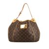 Bolso de mano Louis Vuitton  Galliera en lona Monogram marrón y cuero natural - 360 thumbnail