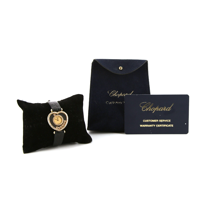 Montre Chopard Happy Diamonds en or jaune Ref :  20.5679 Vers  2013