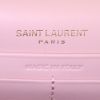 Borsa a tracolla Saint Laurent Kate Pompon in pelle rosa pallido - Detail D3 thumbnail