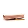 Saint Laurent Kate Pompon shoulder bag in varnished pink leather - Detail D4 thumbnail