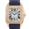 Cartier Santos-100 watch in pink gold Ref:  2879 Circa  2000 - 00pp thumbnail