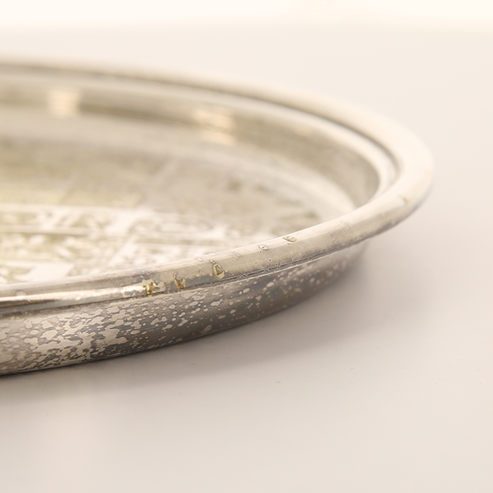 Dior, plate in silvered metal and engraved, signed. - Detail D2