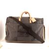 Louis Vuitton Geant Souverain suitcase in brown damier canvas and natural leather - 360 thumbnail