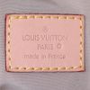 Louis Vuitton Geant Souverain suitcase in brown damier canvas and natural leather - Detail D4 thumbnail