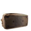 Louis Vuitton Geant Souverain suitcase in brown damier canvas and natural leather - Detail D5 thumbnail
