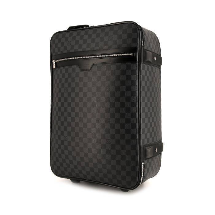 Louis Vuitton Pegase soft suitcase damier graphite canvas and black leather