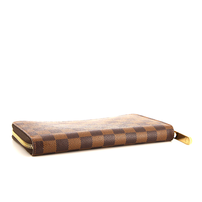 Louis Vuitton Zippy wallet in ebene damier canvas - Detail D4