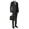 Louis Vuitton Dandy briefcase in black empreinte monogram leather - Detail D1 thumbnail