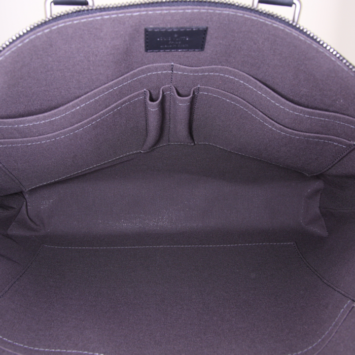 Porta-documentos Louis Vuitton Dandy en cuero monogram huella negro - Detail D3