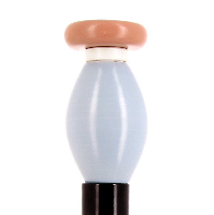 Ettore Sottsass, Totem # 5 from the "Flavia" series, in polychrome enamelled ceramic, Bitossi edition, signed and numbered, designed in 1964, edition of the 1970's - Detail D1