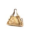 Chloé Paraty handbag in beige python and beige leather - 00pp thumbnail