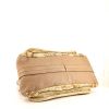 Chloé Paraty handbag in beige python and beige leather - Detail D5 thumbnail