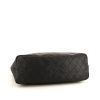 Bolso Cabás Chanel en lona negra y cuero negro - Detail D4 thumbnail