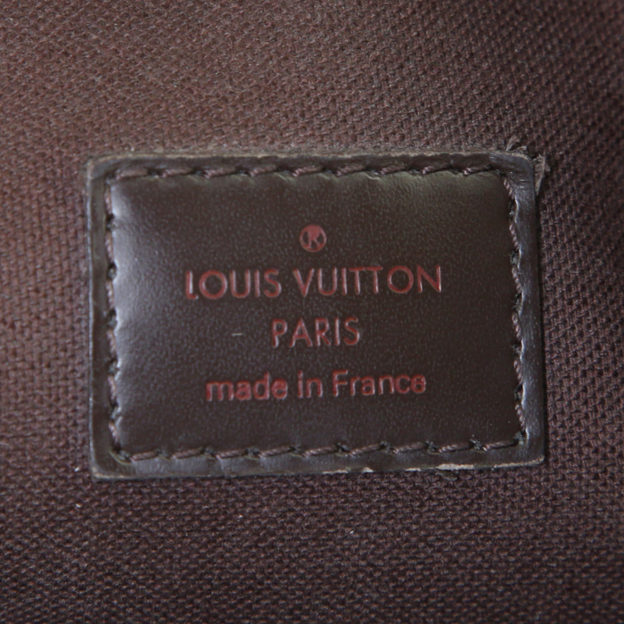 Borsa a tracolla Louis Vuitton Olav in tela a scacchi marrone - Detail D3