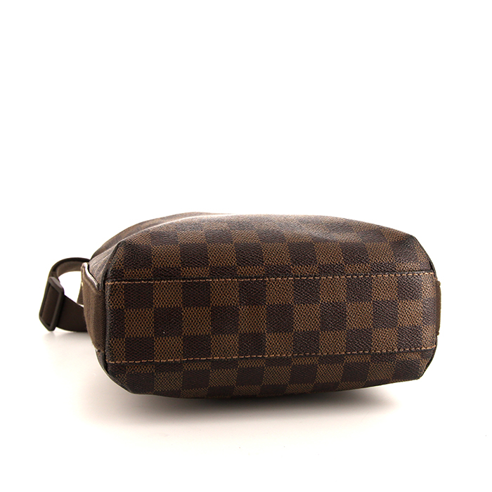Borsa a tracolla Louis Vuitton Olav in tela a scacchi marrone - Detail D4