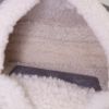 Sac bandoulière Dior Bobby en daim gris et peau lainée beige - Detail D2 thumbnail