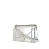 Borsa a tracolla Dior Diorama in pelle argentata - 00pp thumbnail