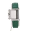 Jaeger-LeCoultre Reverso Florale Tiaré watch in stainless steel Ref:  265.8.08 Circa  2000 - Detail D1 thumbnail