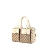 Gucci handbag in beige monogram canvas and ecru leather - 00pp thumbnail