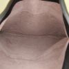 Pochette Bottega Veneta Turnlock en cuir intrecciato noir - Detail D2 thumbnail