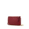 Louis Vuitton Double Zip shoulder bag in burgundy empreinte monogram leather - 00pp thumbnail