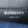 Pochette-ceinture Burberry TB en denim bleu et cuir noir - Detail D4 thumbnail