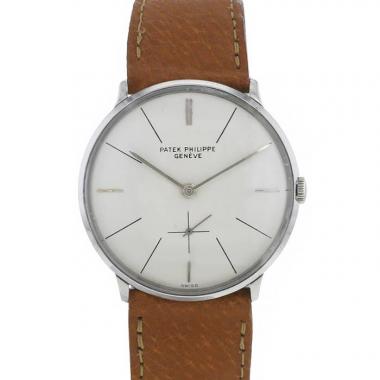 Patek Philippe Calatrava watch in white gold Ref:  2573 Circa  1990