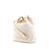 Dior Vintage shoulder bag in white logo canvas and white leather - 00pp thumbnail