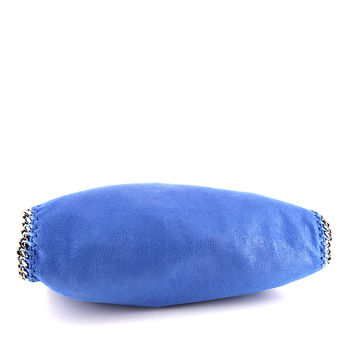Sac à main Stella McCartney Falabella en toile bleue - Detail D5