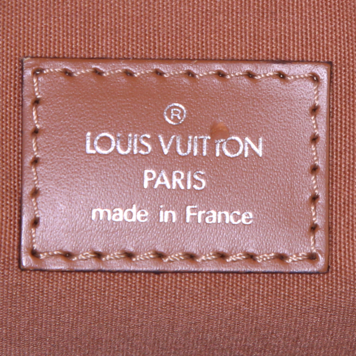 Bolso de mano Louis Vuitton Ségur en cuero Epi color oro - Detail D3