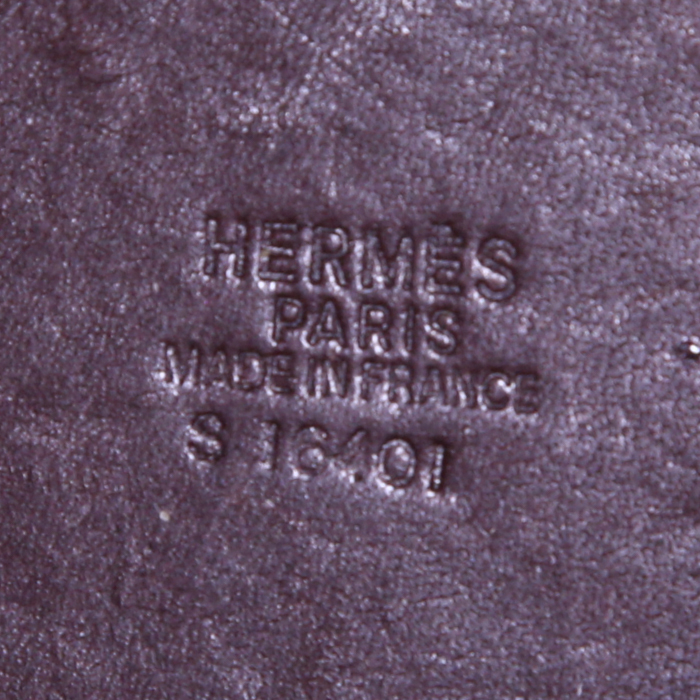 Bolso de mano Hermes Picotin 22 cm en cuero Barenia marrón - Detail D3