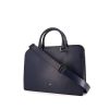 Porta-documentos Dior Abeille en cuero azul - 00pp thumbnail