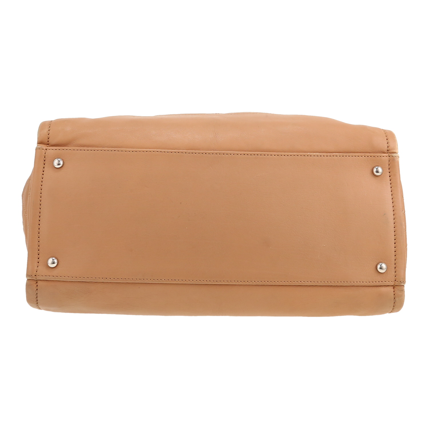 Shopping bag Chanel  Grand Shopping modello grande  in pelle trapuntata beige - Detail D1