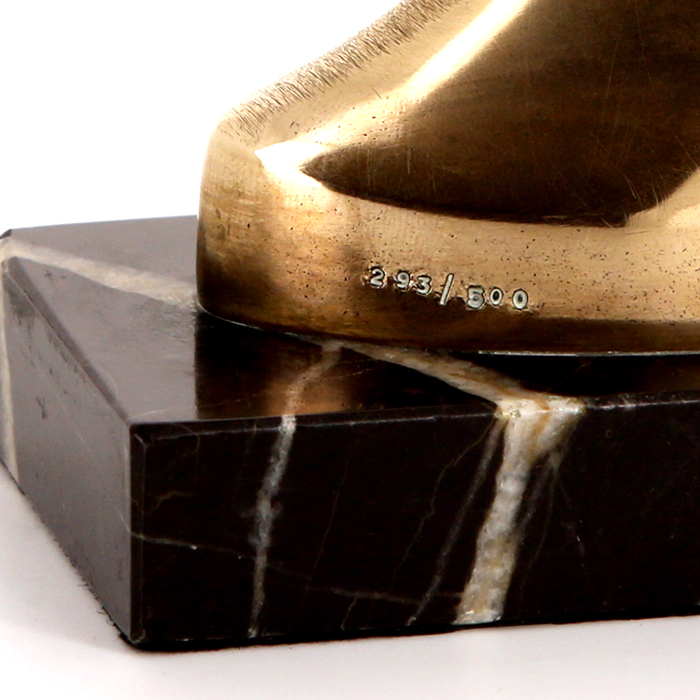 Jean Cocteau, “Les Cyclades",  polished gilt bronze, Artcurial edition, signed, dated, numbered, from the 1980’s