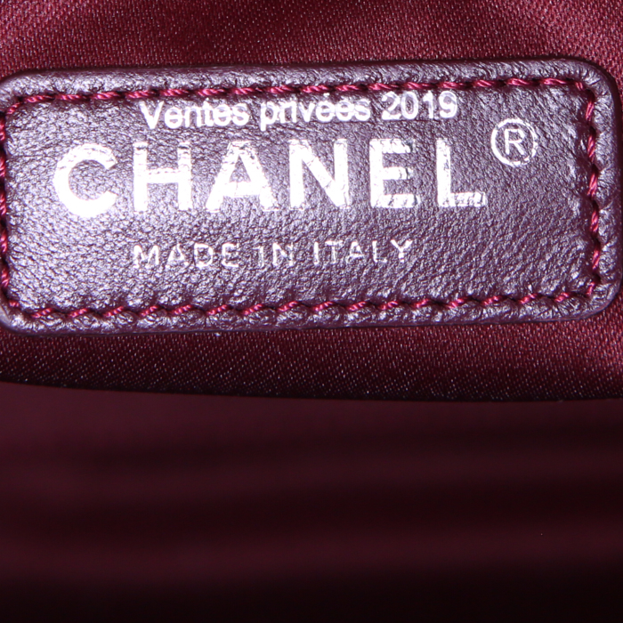 Bolso Cabás Chanel Cerf en cuero granulado negro - Detail D4