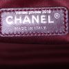 Chanel Cerf shopping bag in black grained leather - Detail D4 thumbnail
