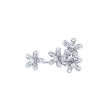Sortija Van Cleef 
Arpels Socrate en oro blanco y diamantes