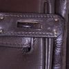 Sac à main Hermes Kelly 32 cm en cuir box marron - Detail D4 thumbnail
