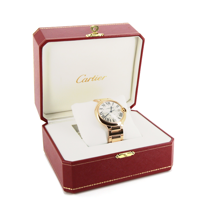 Reloj Cartier Ballon Bleu De Cartier de oro rosa Ref :  2999 Circa  2010 - Detail D2