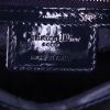 Dior Lady Dior large model handbag in blue patent leather - Detail D4 thumbnail