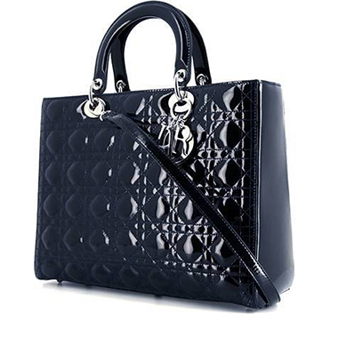 Bolso de mano Louis Vuitton en piel Epi negra, con un co…