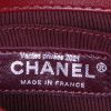 Chanel handbag in burgundy leather - Detail D4 thumbnail